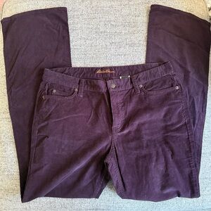 Vintage Eddie Bauer Women's Straight Leg Pants in Deep Purple